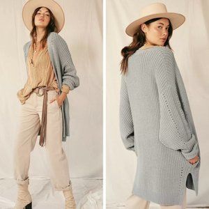 Free People Nightingale Long Cardi Sweater